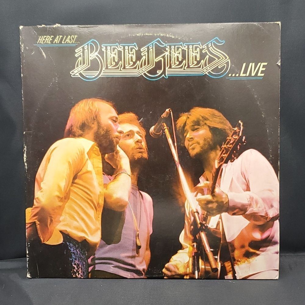 1977 Here at Last BEE GEES Live LP Double Album Record Vinyl